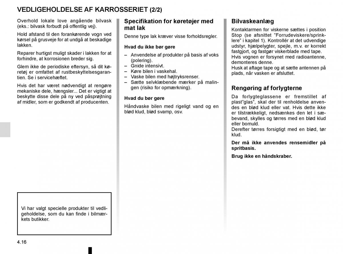 Renault Megane IV 4 Bilens instruktionsbog / page 266