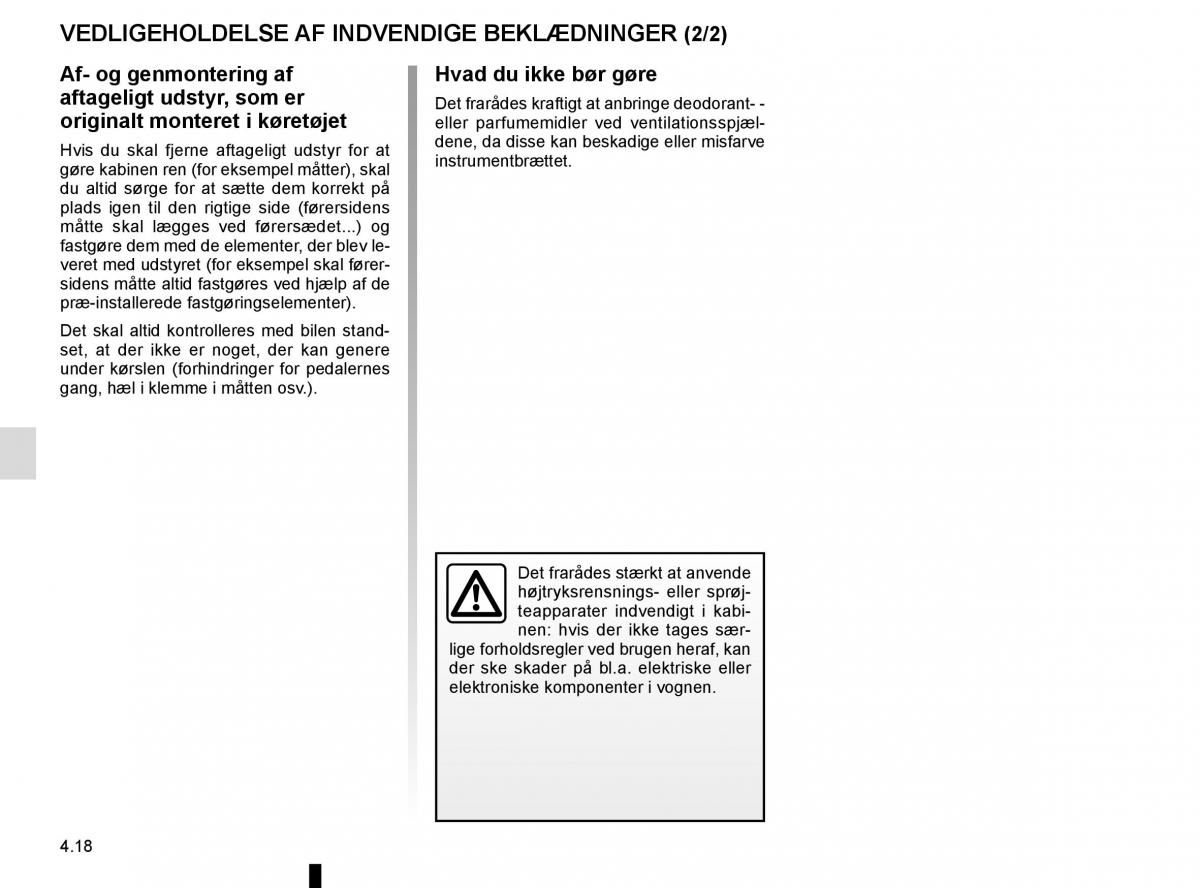 Renault Megane IV 4 Bilens instruktionsbog / page 268