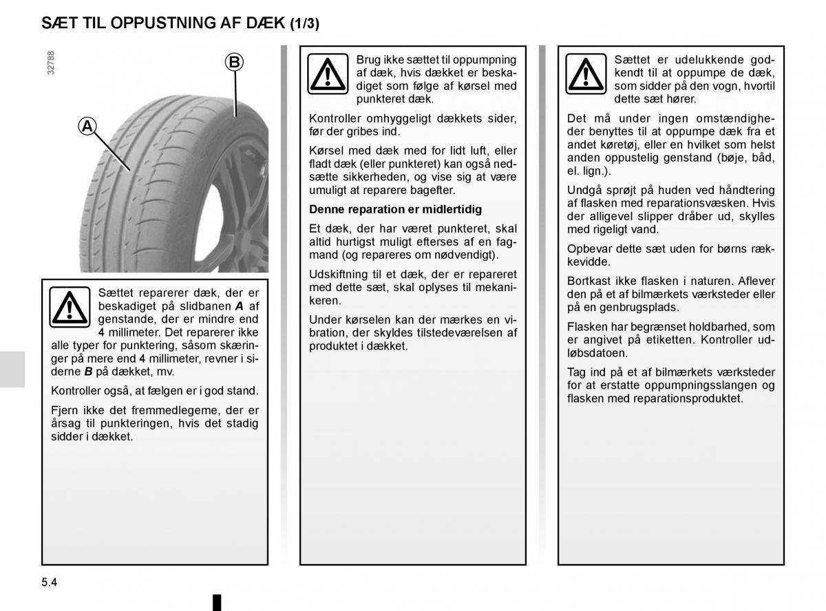 Renault Megane IV 4 Bilens instruktionsbog / page 272