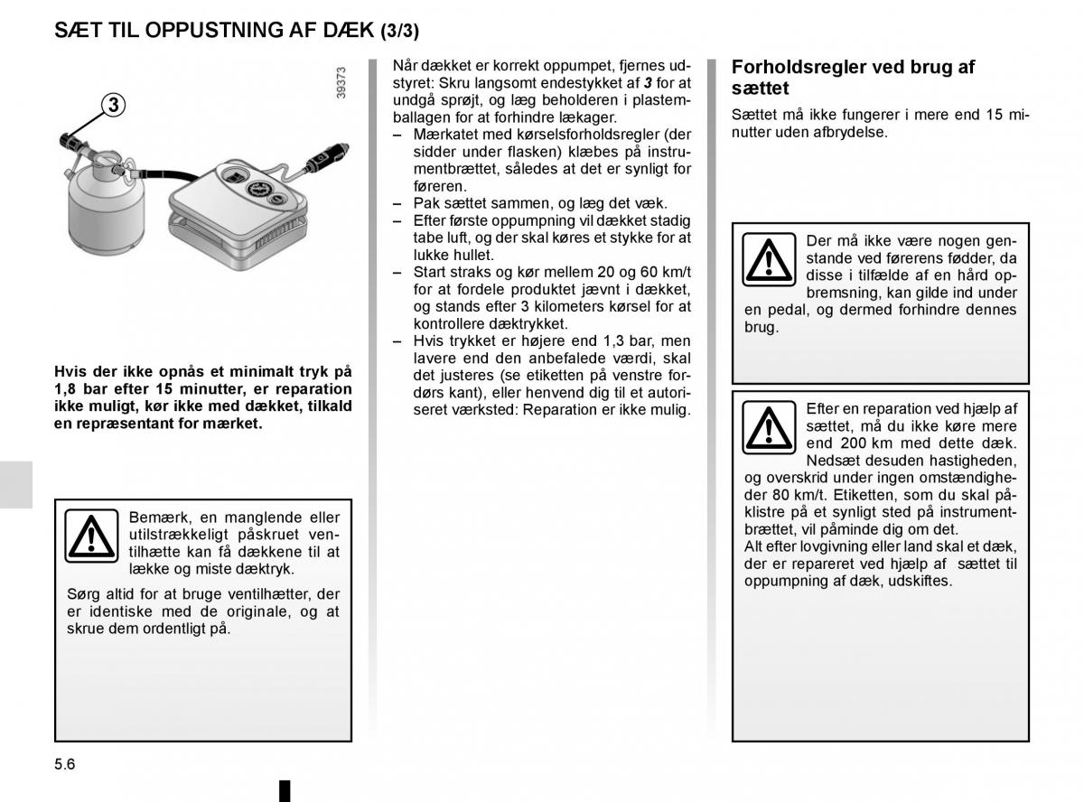 Renault Megane IV 4 Bilens instruktionsbog / page 274