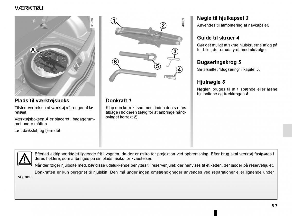 Renault Megane IV 4 Bilens instruktionsbog / page 275