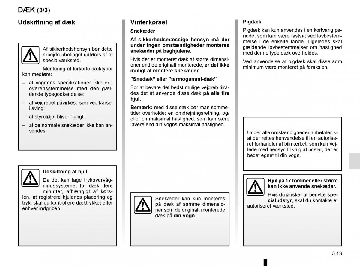 Renault Megane IV 4 Bilens instruktionsbog / page 281