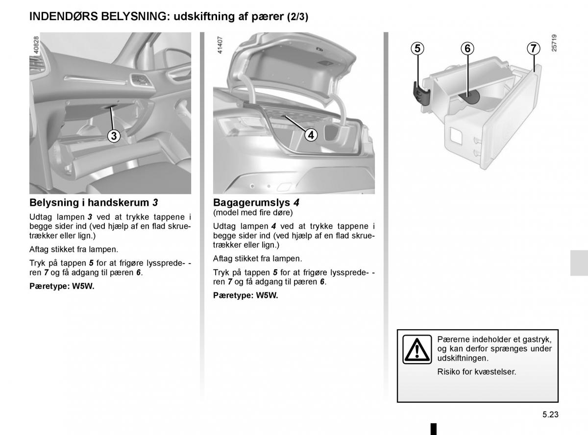 Renault Megane IV 4 Bilens instruktionsbog / page 291