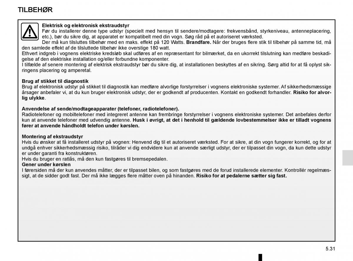 Renault Megane IV 4 Bilens instruktionsbog / page 299