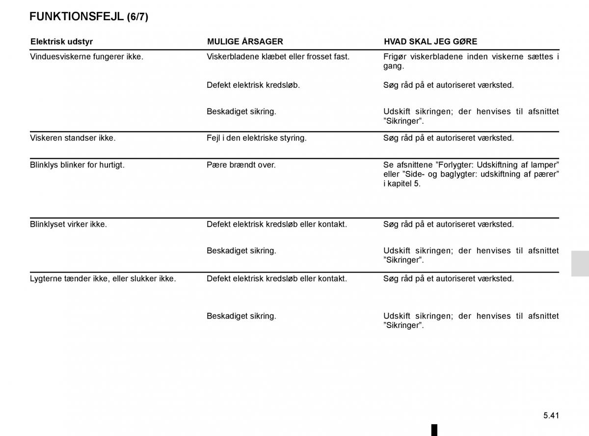 Renault Megane IV 4 Bilens instruktionsbog / page 309