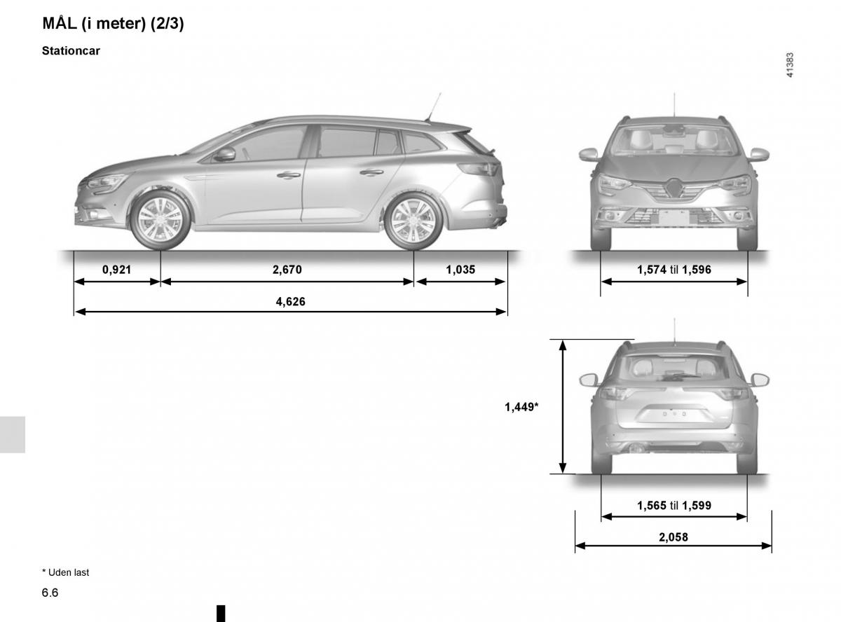 Renault Megane IV 4 Bilens instruktionsbog / page 316