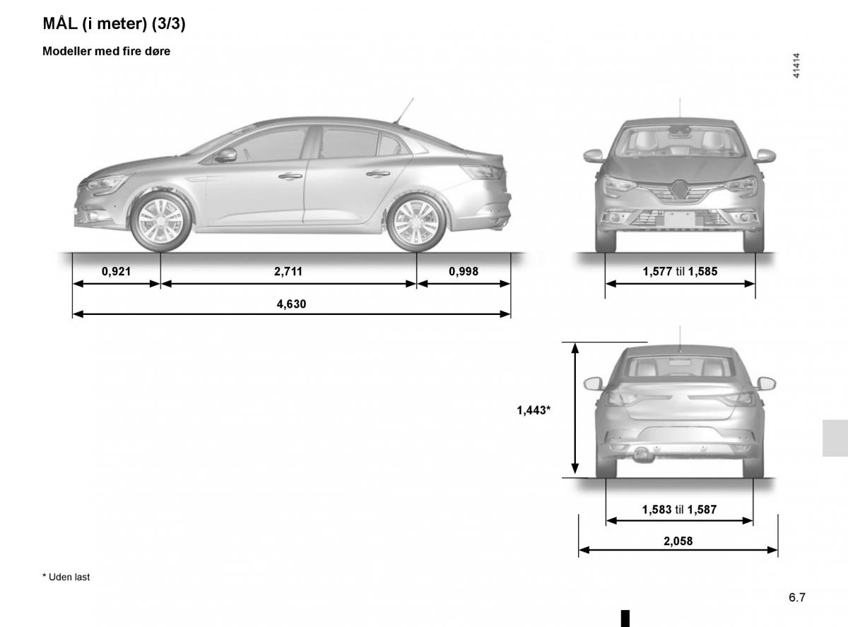 Renault Megane IV 4 Bilens instruktionsbog / page 317