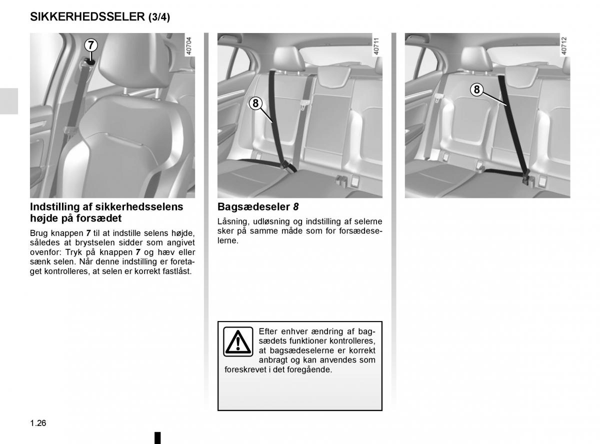 Renault Megane IV 4 Bilens instruktionsbog / page 32