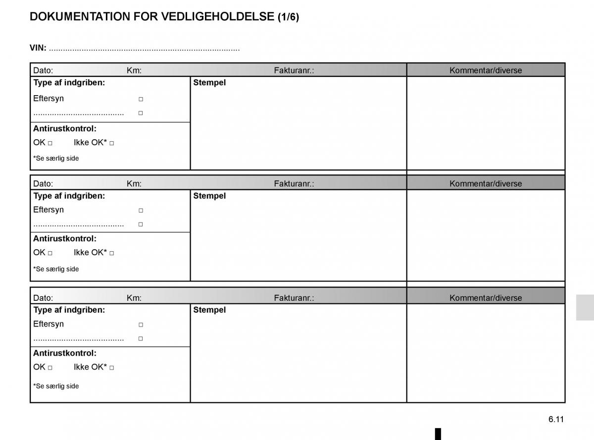 Renault Megane IV 4 Bilens instruktionsbog / page 321