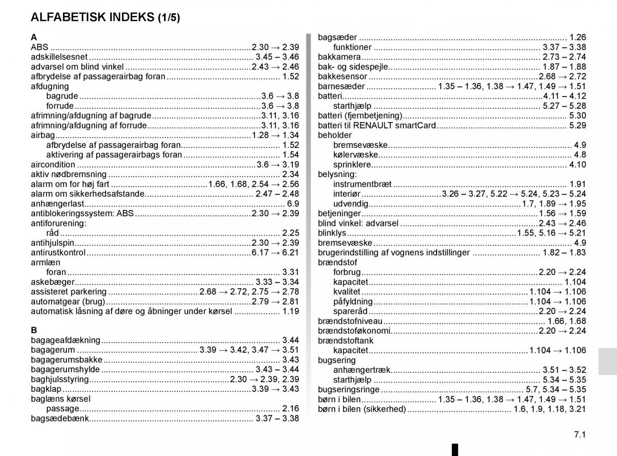 Renault Megane IV 4 Bilens instruktionsbog / page 333