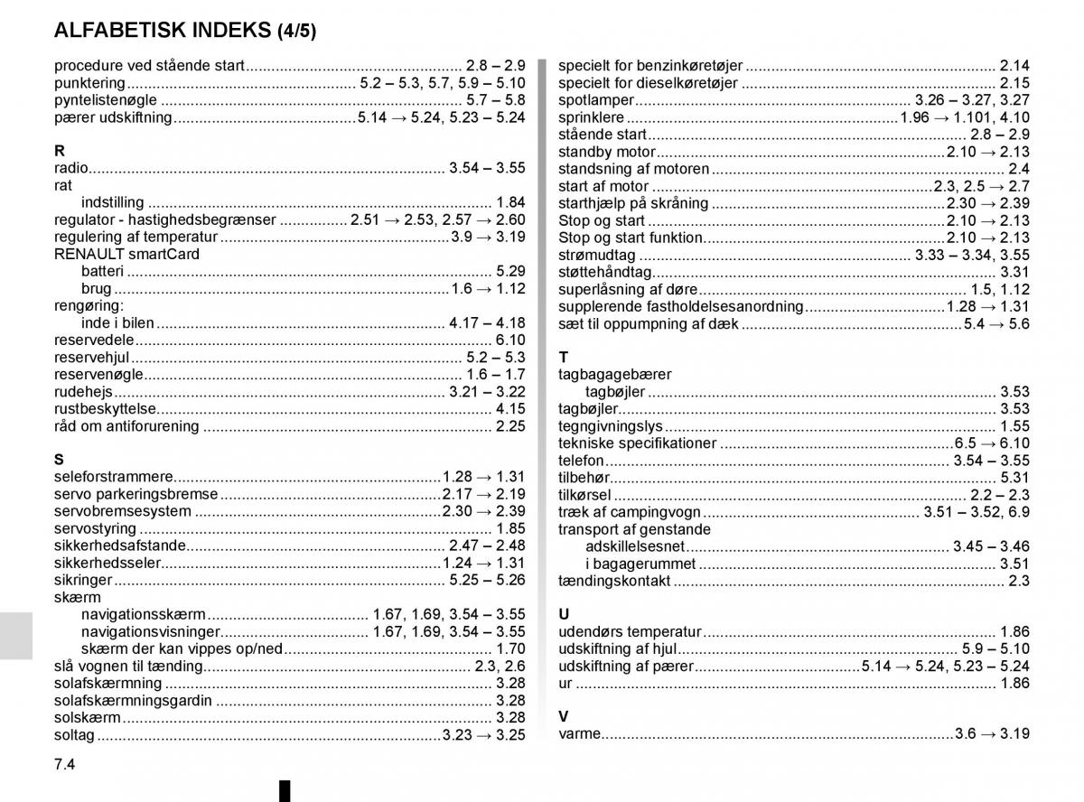 Renault Megane IV 4 Bilens instruktionsbog / page 336