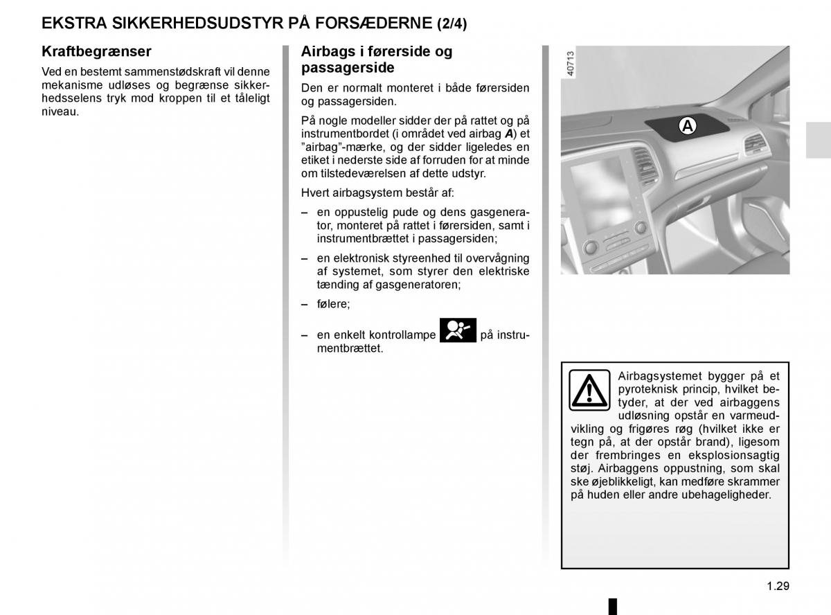 Renault Megane IV 4 Bilens instruktionsbog / page 35