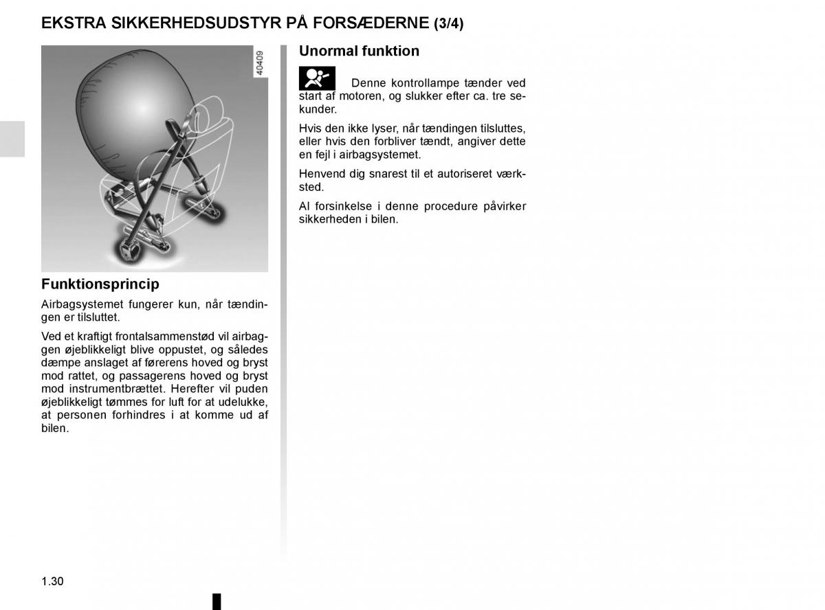 Renault Megane IV 4 Bilens instruktionsbog / page 36