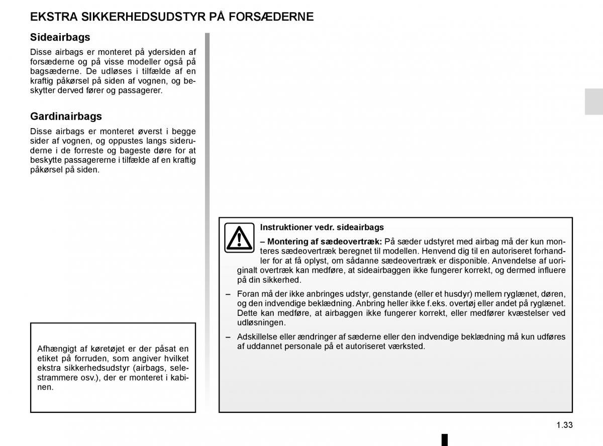 Renault Megane IV 4 Bilens instruktionsbog / page 39