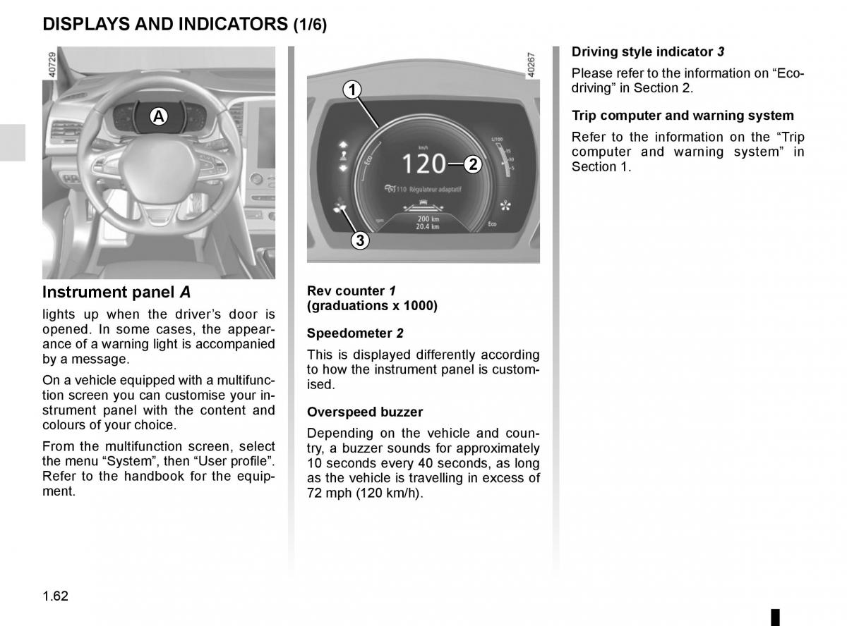 Renault Megane IV 4 owners manual / page 68