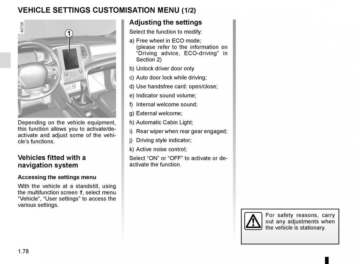 Renault Megane IV 4 owners manual / page 84