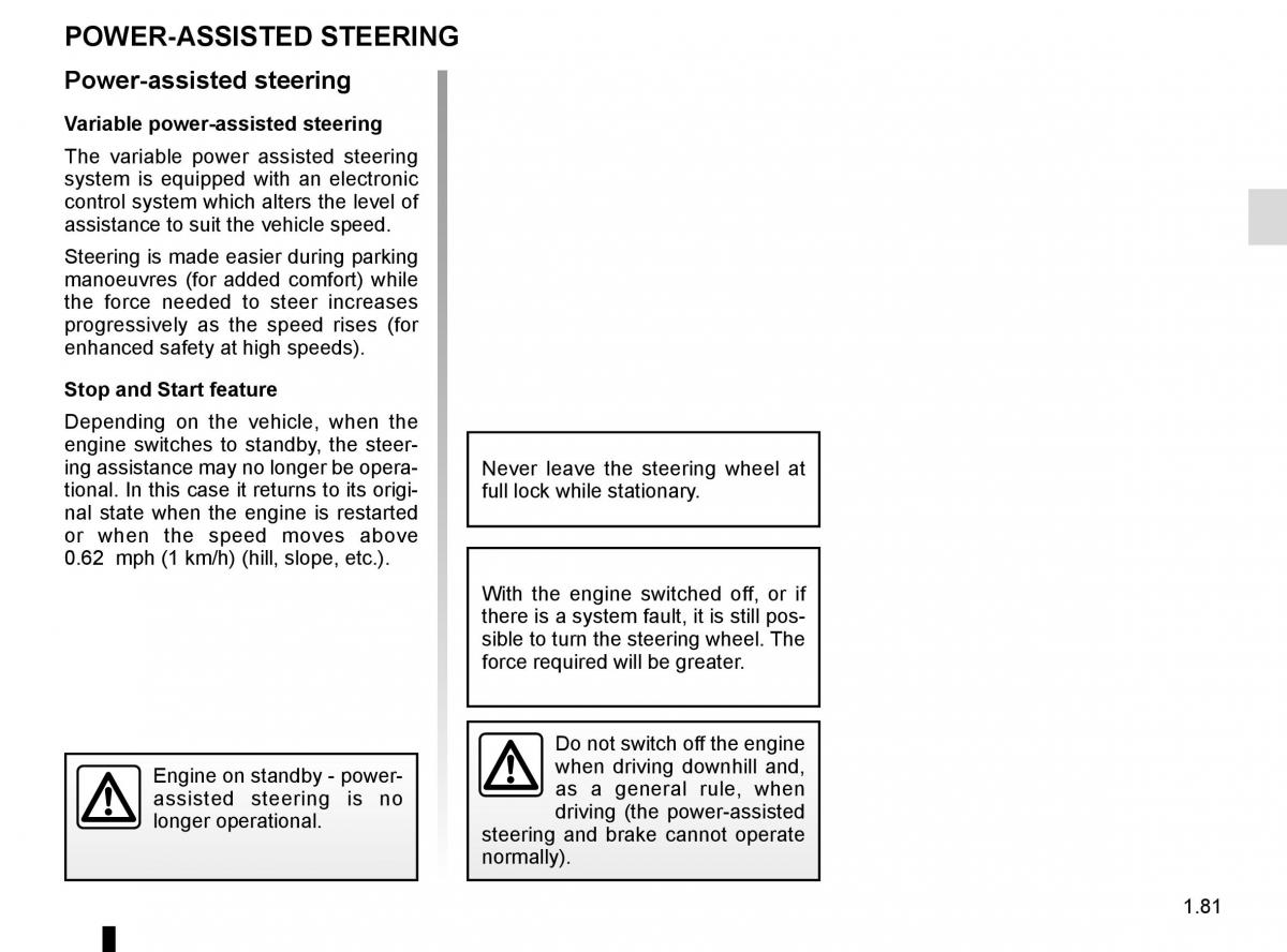 Renault Megane IV 4 owners manual / page 87