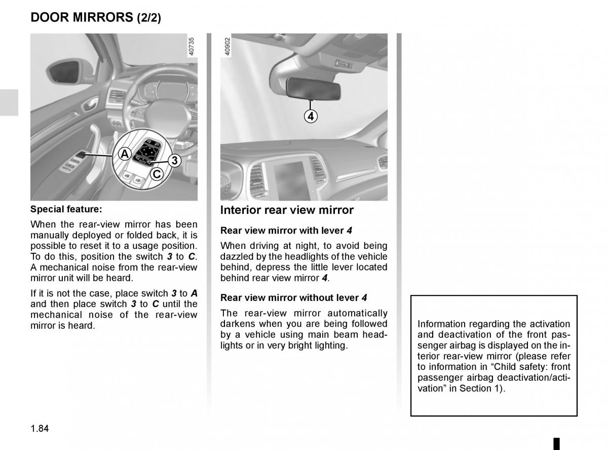 Renault Megane IV 4 owners manual / page 90