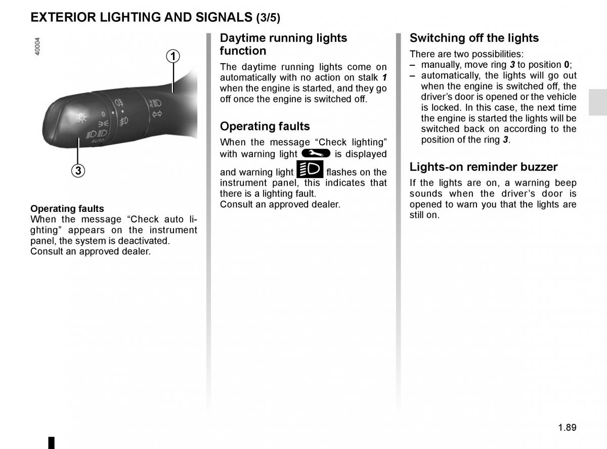 Renault Megane IV 4 owners manual / page 95