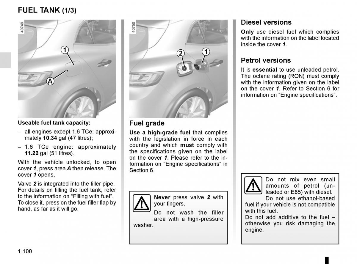 Renault Megane IV 4 owners manual / page 106