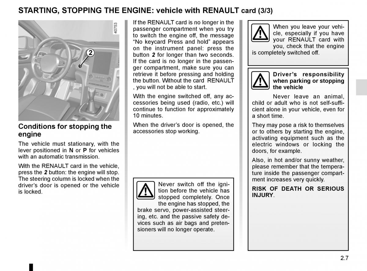 Renault Megane IV 4 owners manual / page 115