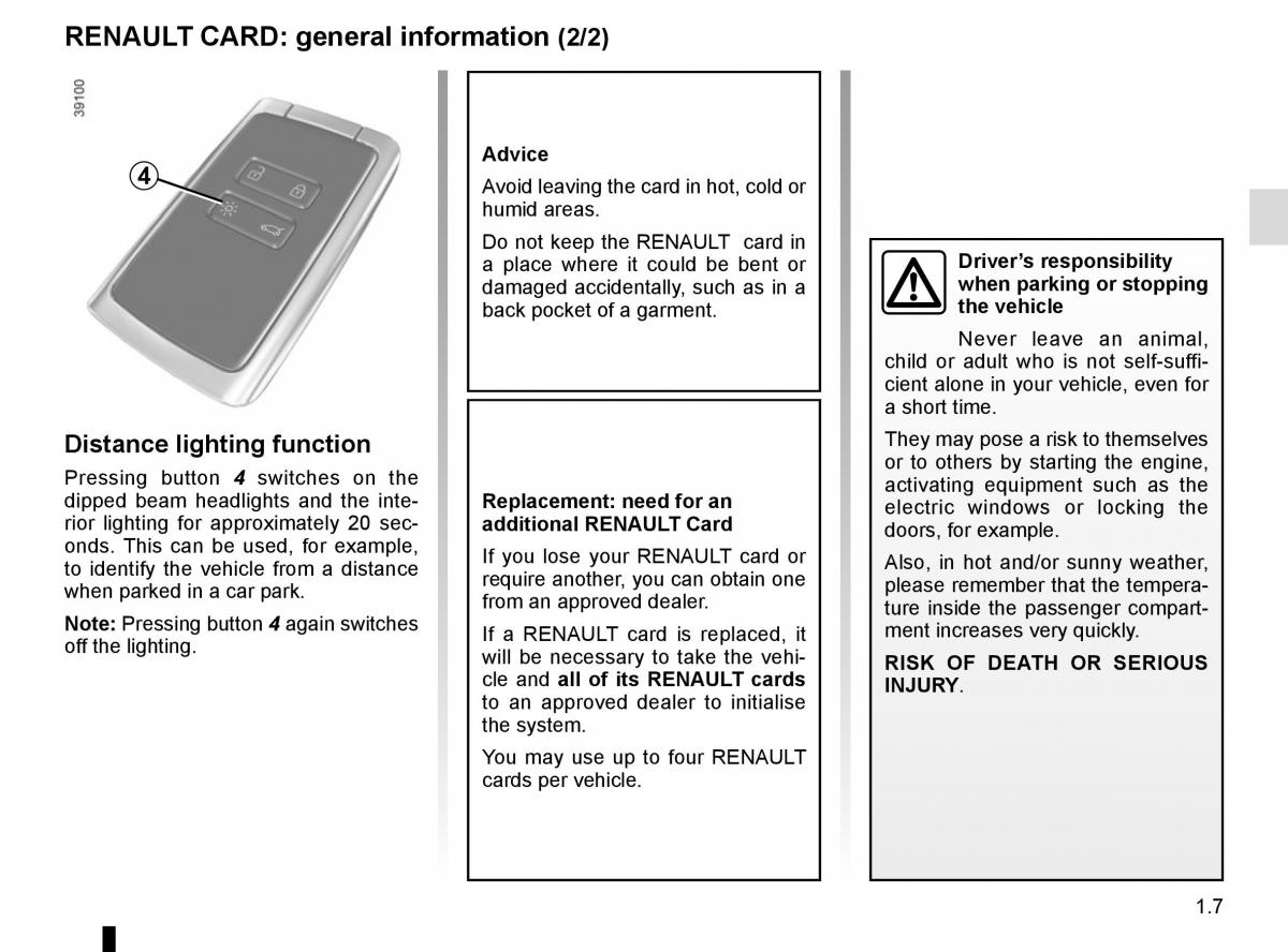 Renault Megane IV 4 owners manual / page 13