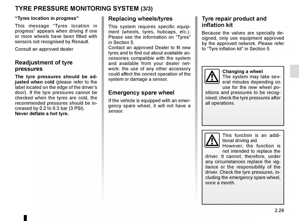 Renault Megane IV 4 owners manual / page 137