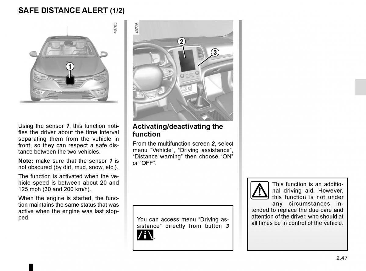 Renault Megane IV 4 owners manual / page 155