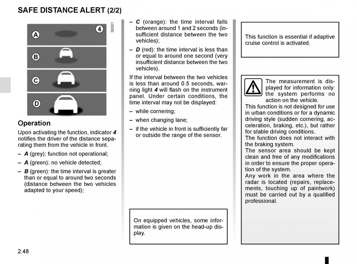 Renault Megane IV 4 owners manual / page 156