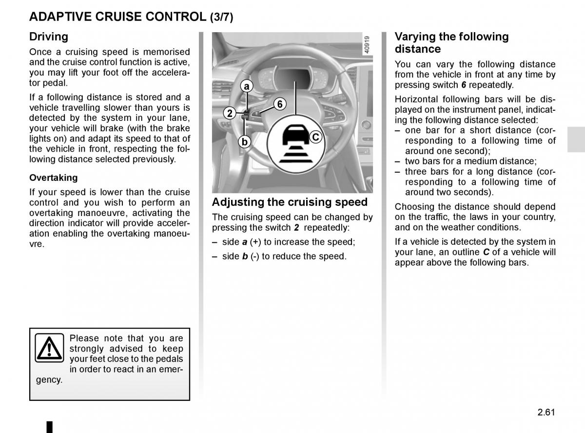 Renault Megane IV 4 owners manual / page 169