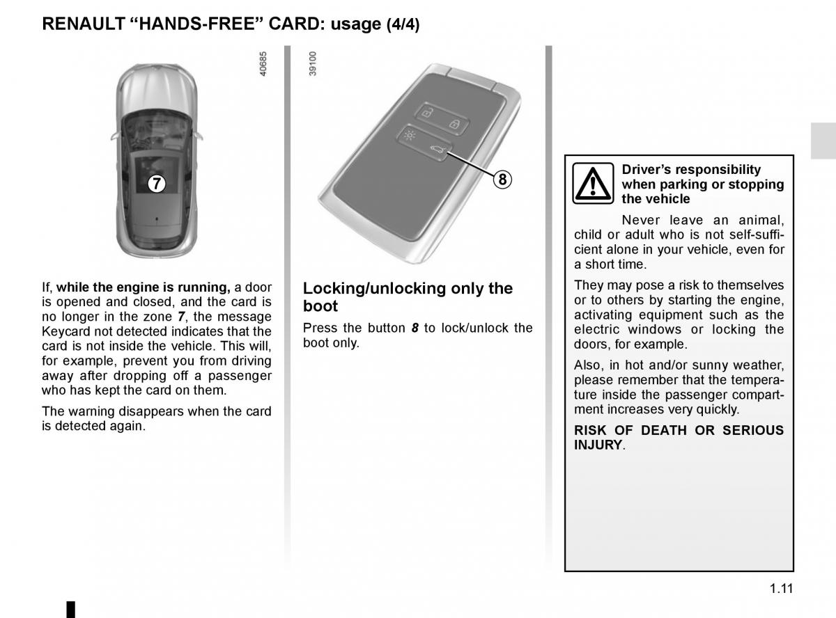 Renault Megane IV 4 owners manual / page 17