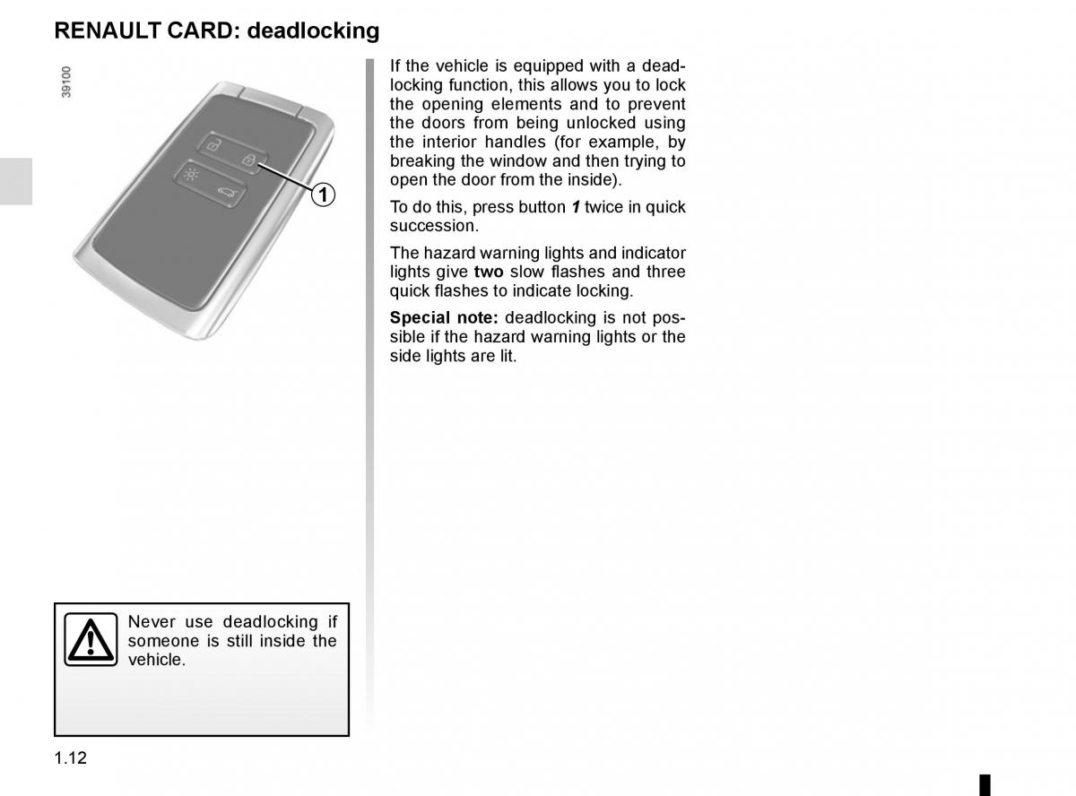 Renault Megane IV 4 owners manual / page 18