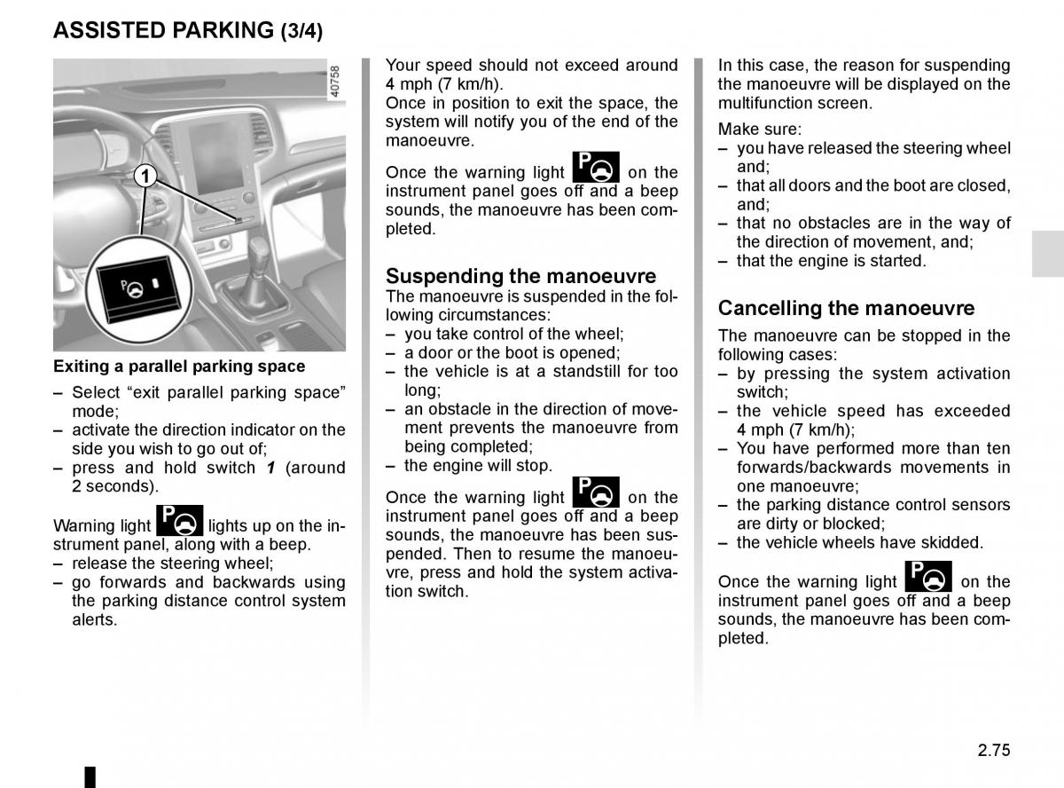 Renault Megane IV 4 owners manual / page 183