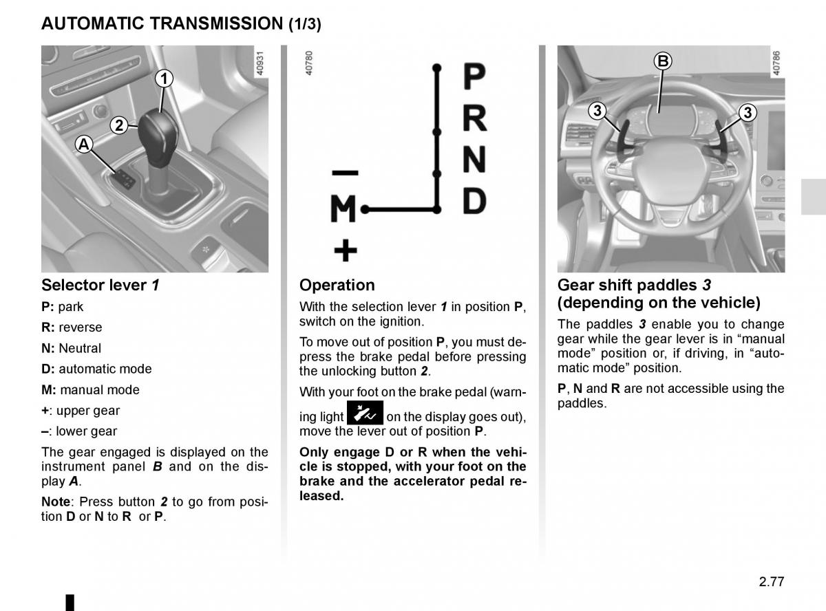 Renault Megane IV 4 owners manual / page 185