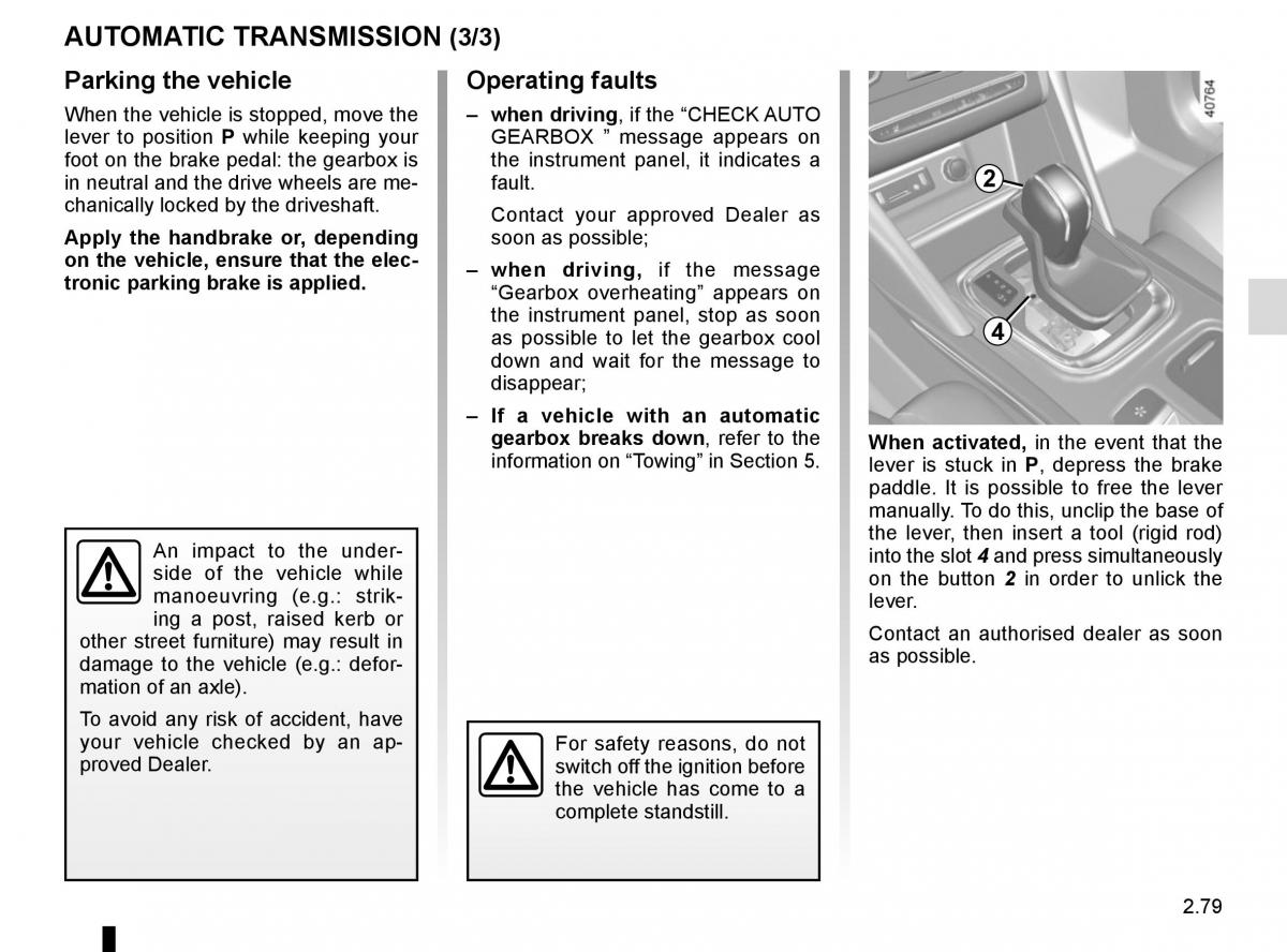 Renault Megane IV 4 owners manual / page 187