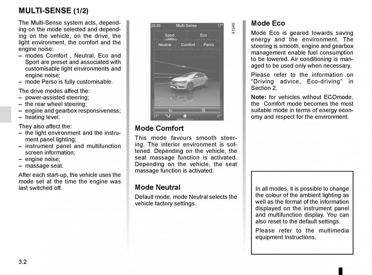 Renault Megane IV 4 owners manual / page 190