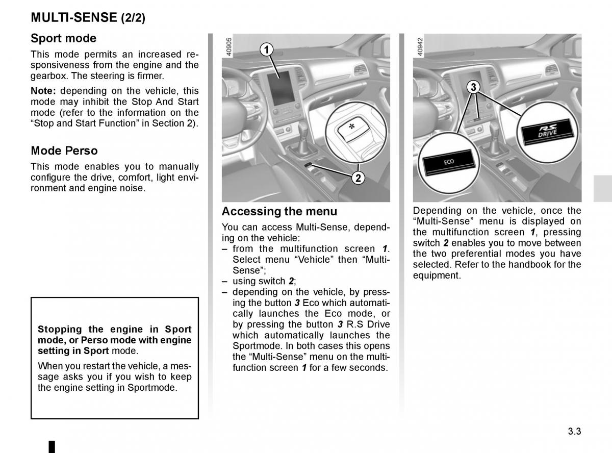 Renault Megane IV 4 owners manual / page 191