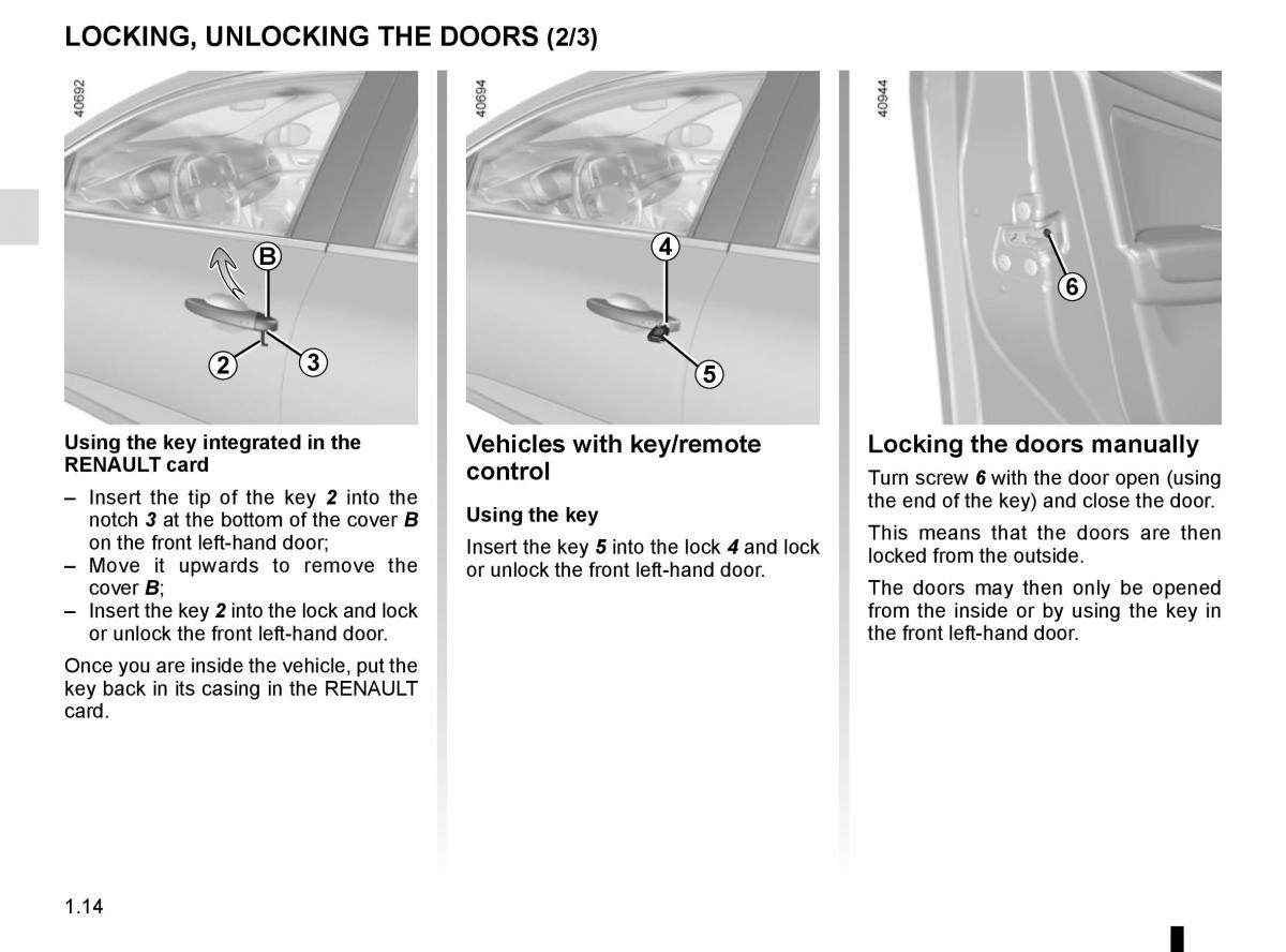 Renault Megane IV 4 owners manual / page 20