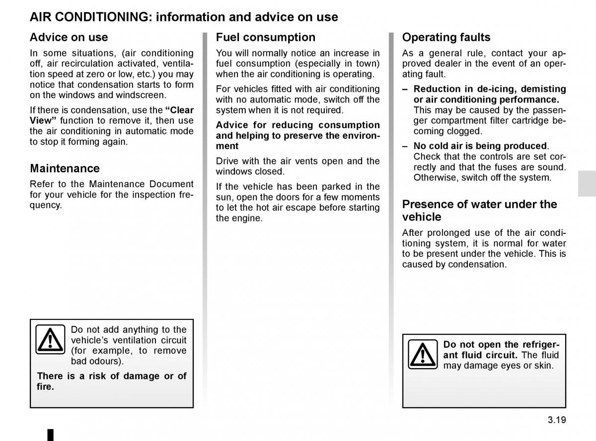 Renault Megane IV 4 owners manual / page 207