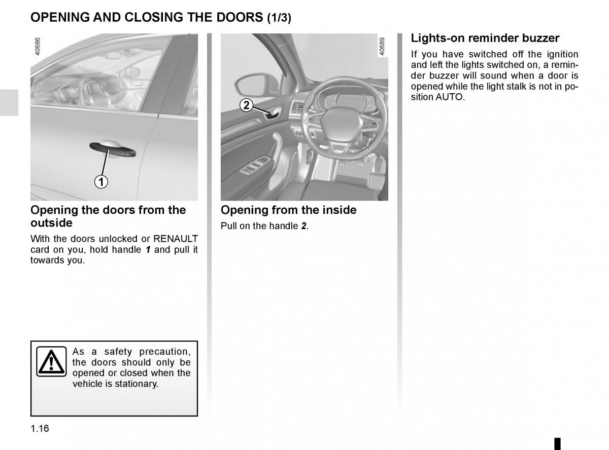 Renault Megane IV 4 owners manual / page 22