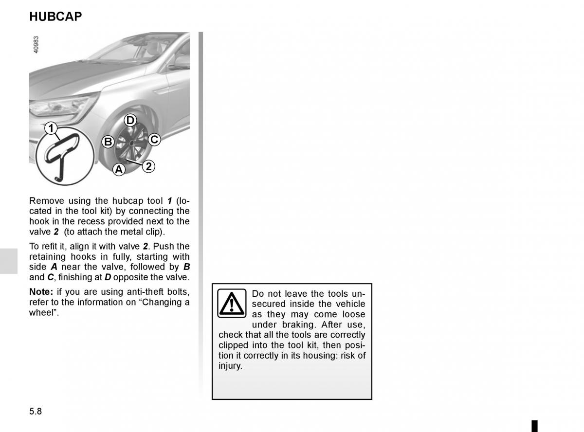 Renault Megane IV 4 owners manual / page 258