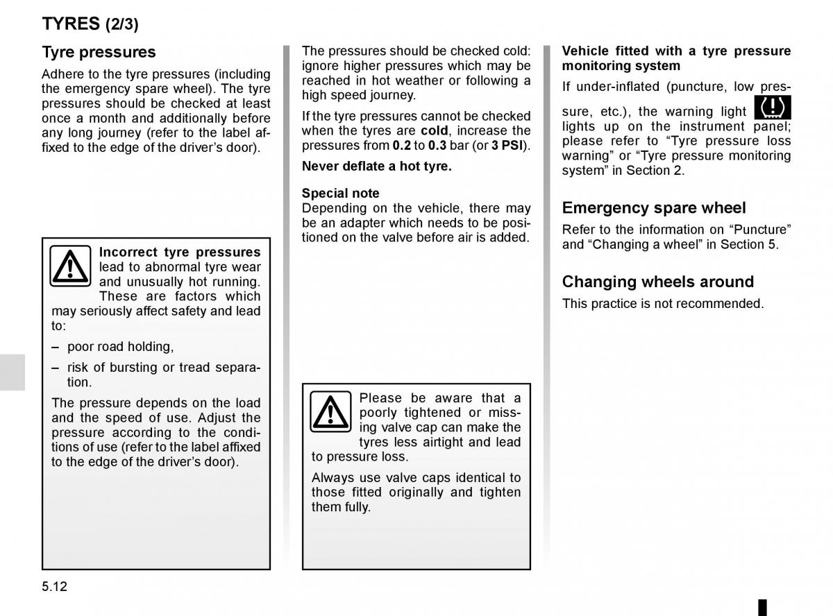 Renault Megane IV 4 owners manual / page 262