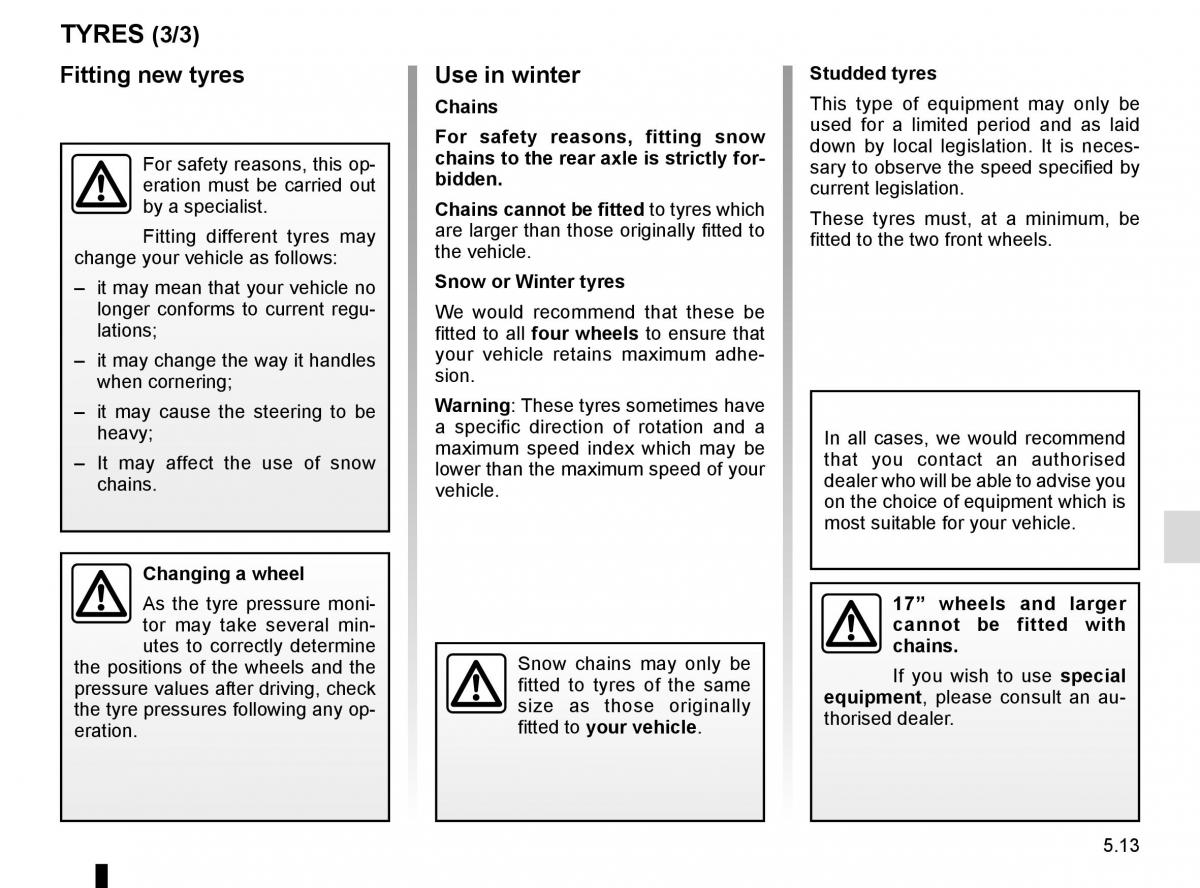 Renault Megane IV 4 owners manual / page 263