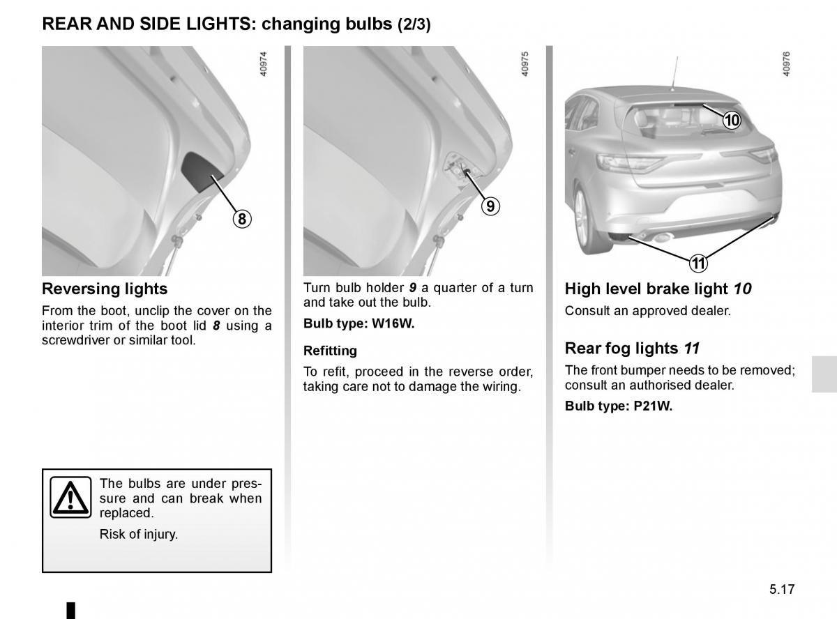 Renault Megane IV 4 owners manual / page 267