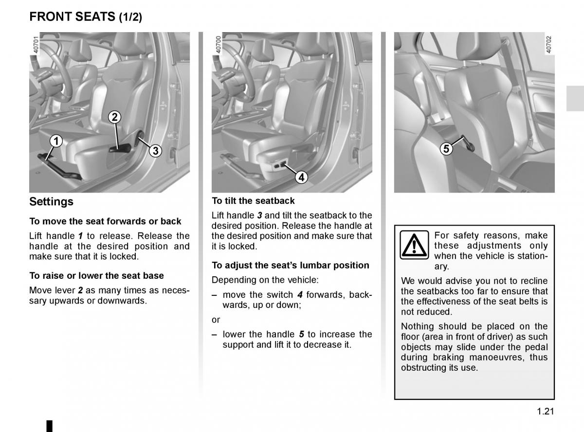 Renault Megane IV 4 owners manual / page 27