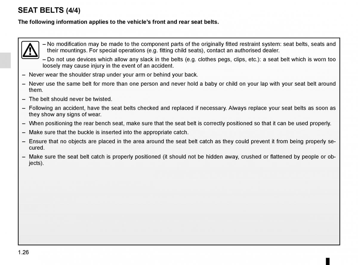 Renault Megane IV 4 owners manual / page 32