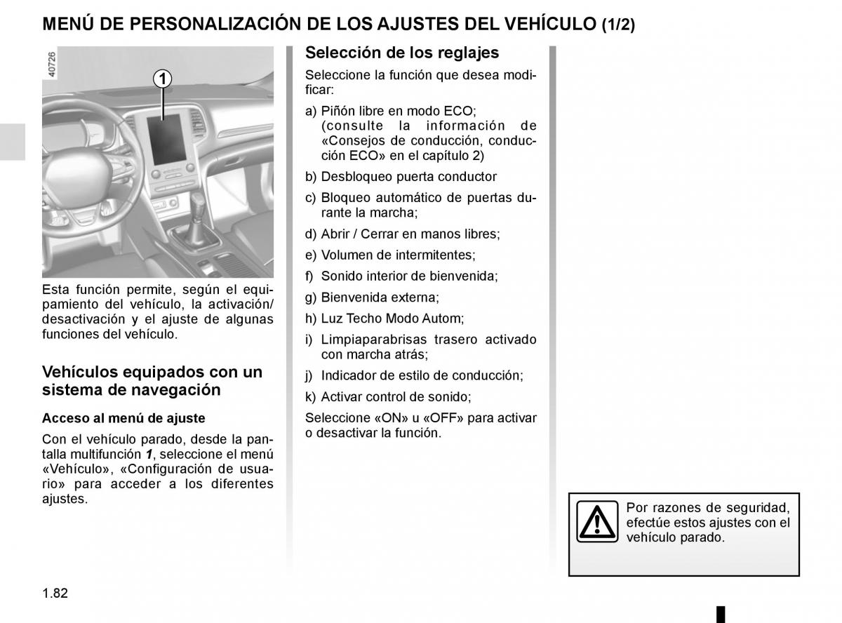 Renault Megane IV 4 manual del propietario / page 88