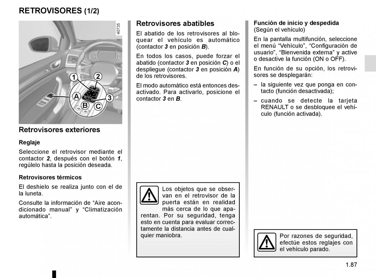 Renault Megane IV 4 manual del propietario / page 93