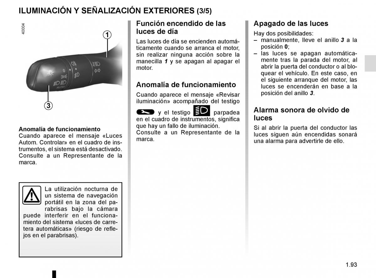 Renault Megane IV 4 manual del propietario / page 99