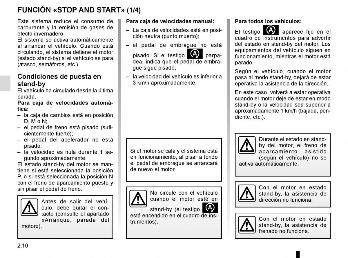 Renault Megane IV 4 manual del propietario / page 122